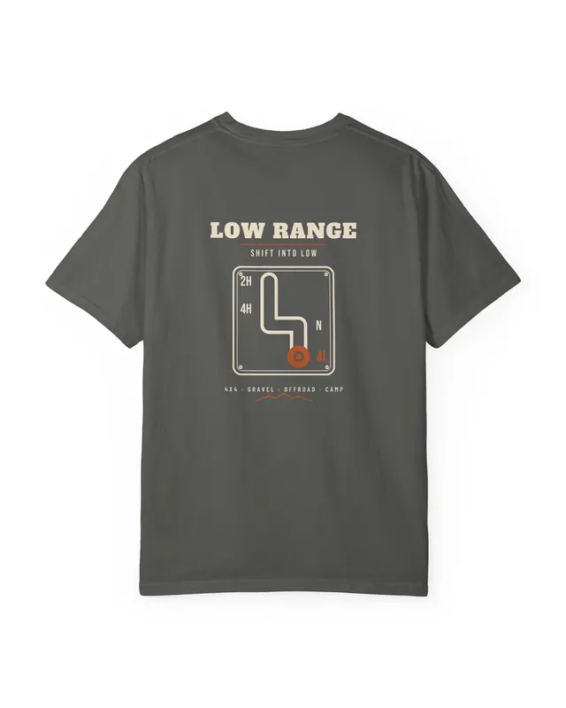 Low Range tee in Pepper