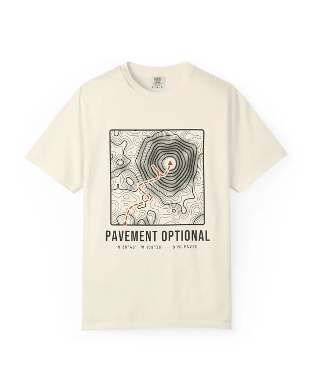 Pavement Optional tee in Ivory